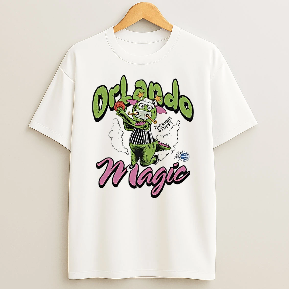 Orlando Magic The Right Stuff Mascot Logo T Shirt