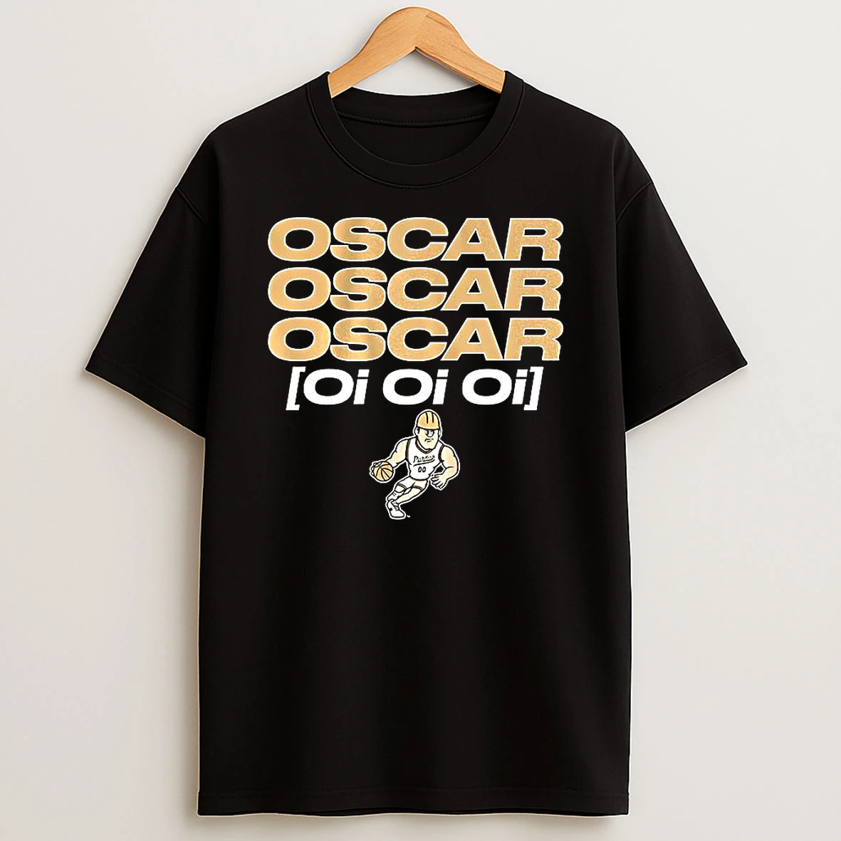 Oscar Cluff Purdue Boilermakers Basketball Oi Oi Oi T Shirt