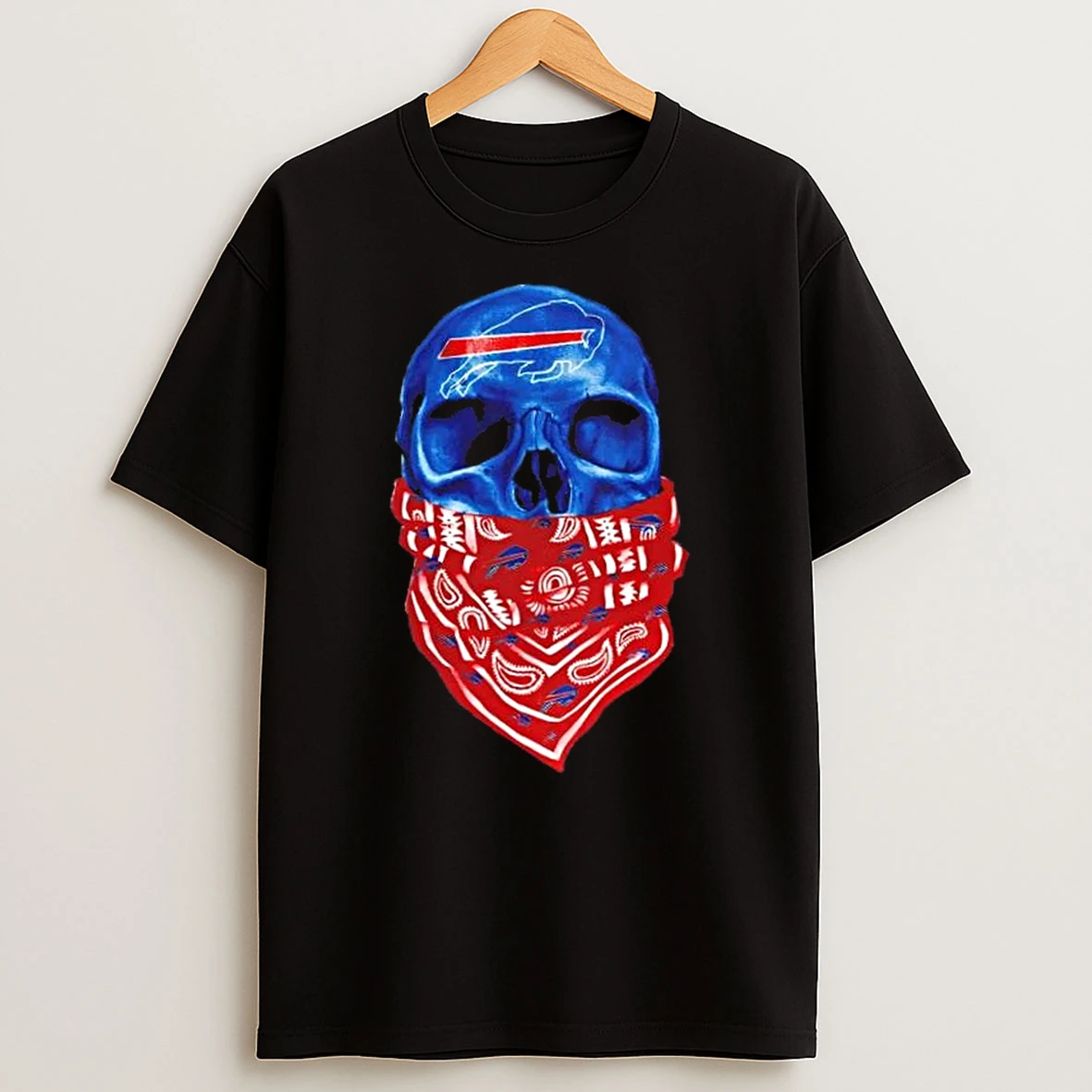Outlaw Skull Gang Buffalo Bills T Shirt