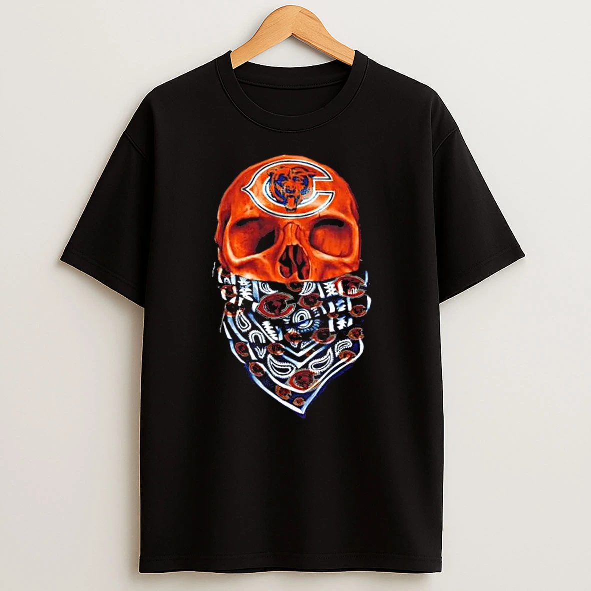 Outlaw Skull Gang Chicago Bears T Shirt
