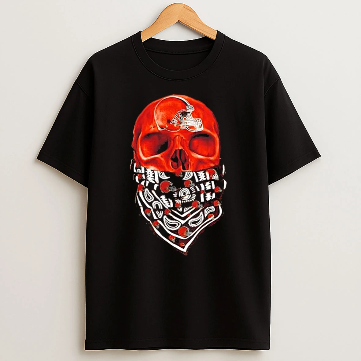 Outlaw Skull Gang Cleveland Browns T Shirt