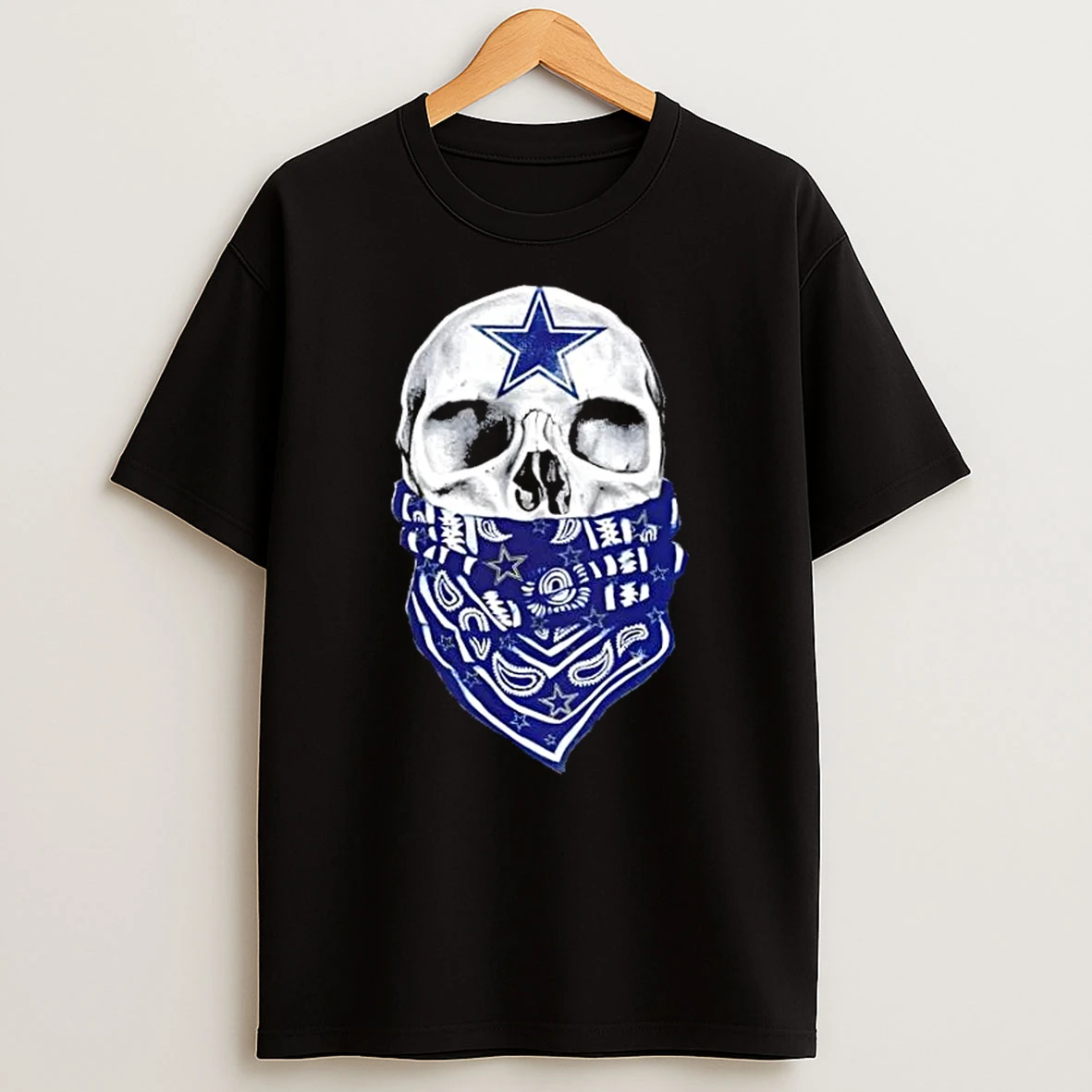 Outlaw Skull Gang Dallas Cowboys T Shirt