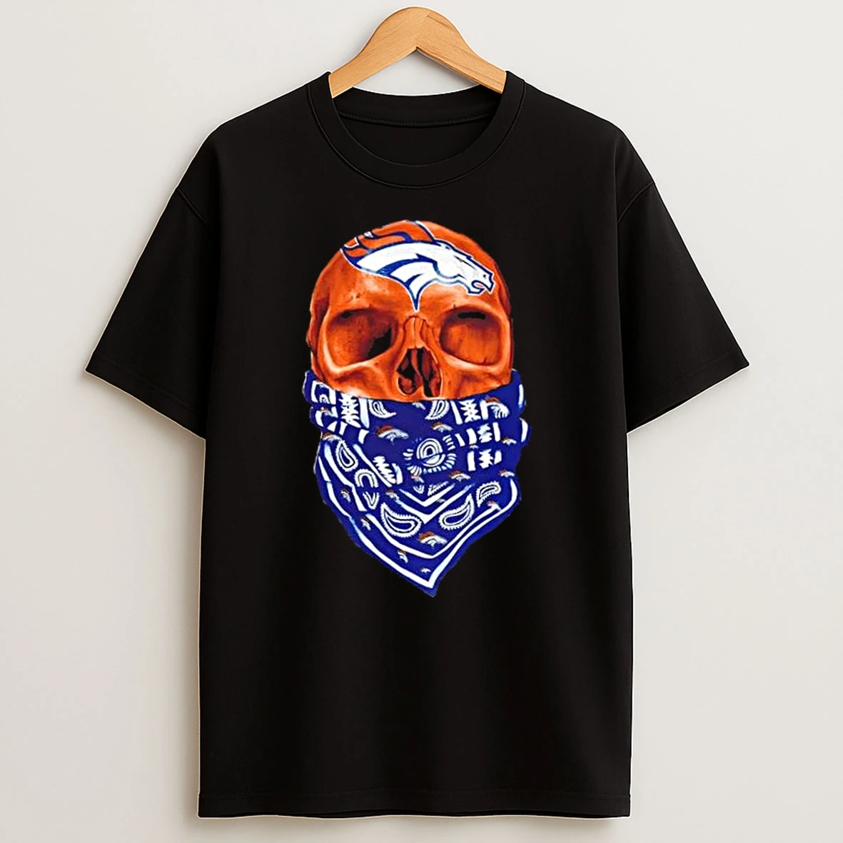 Outlaw Skull Gang Denver Broncos T Shirt