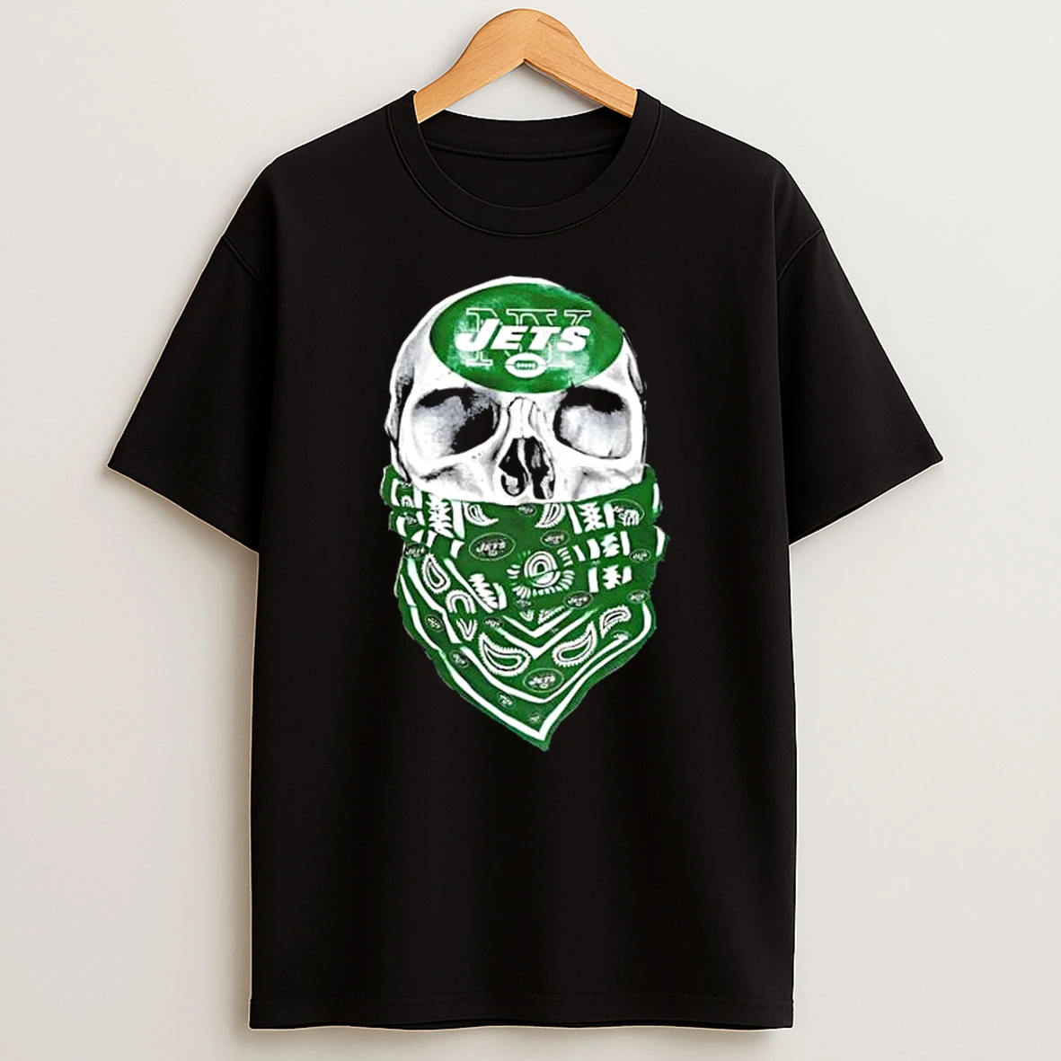 Outlaw Skull Gang New York Jets T Shirt