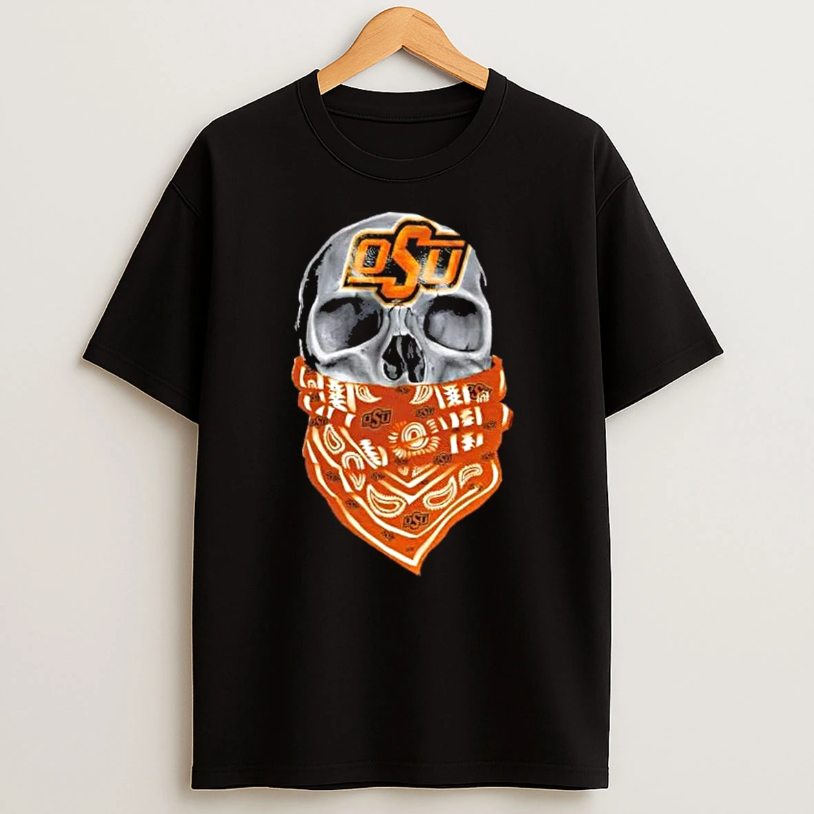 Outlaw Skull Gang Oklahoma State Cowboys T Shirt