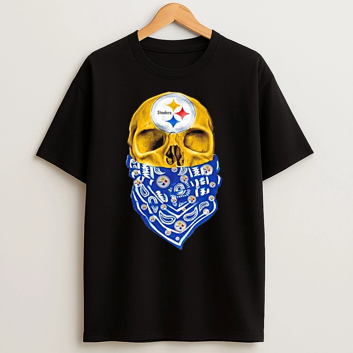 Outlaw Skull Gang Pittsburgh Steelers T Shirt