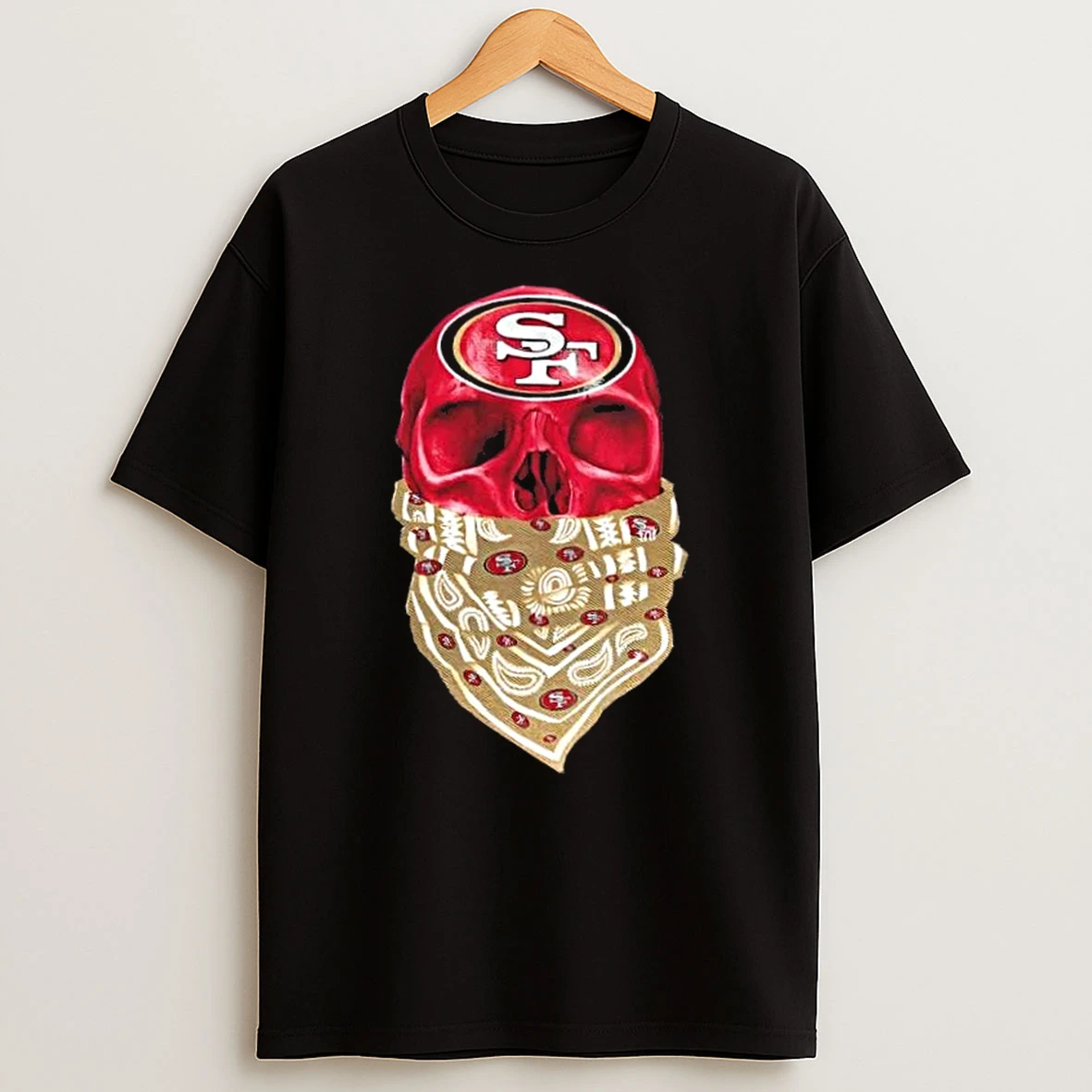 Outlaw Skull Gang San Francisco 49ers T Shirt