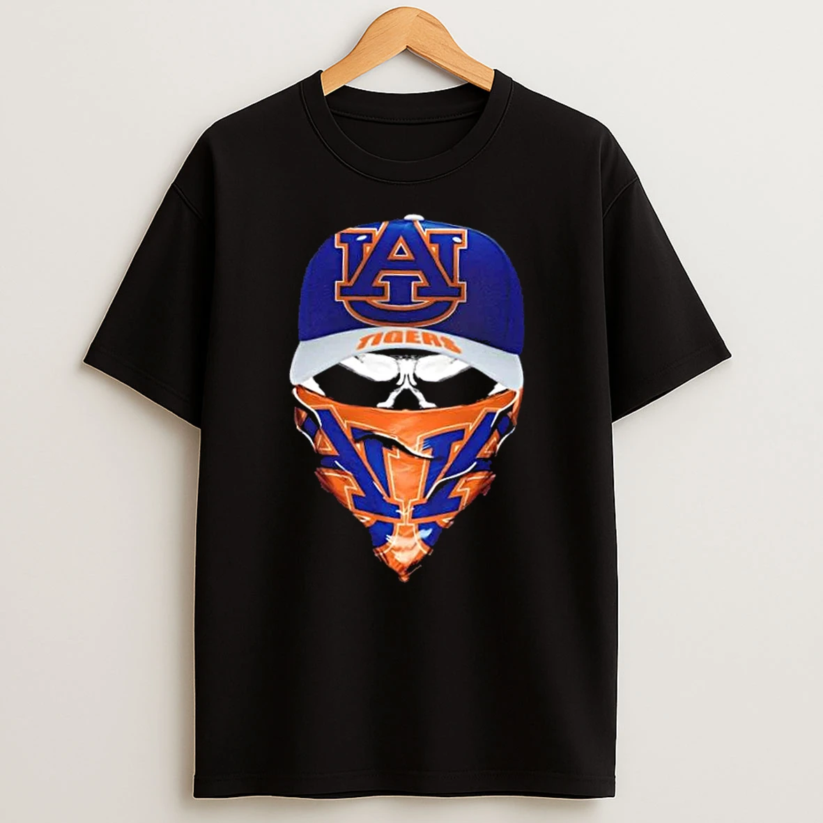 Outlaw Skull Gang Wearing A Cap X Auburn Tigers T Shirt