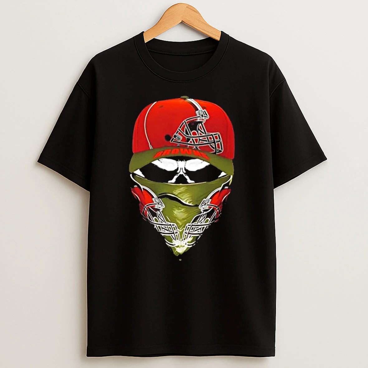 Outlaw Skull Gang Wearing A Cap X Cleveland Browns T Shirt