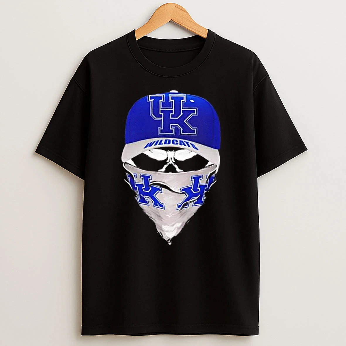 Outlaw Skull Gang Wearing A Cap X Kentucky Wildcats T Shirt
