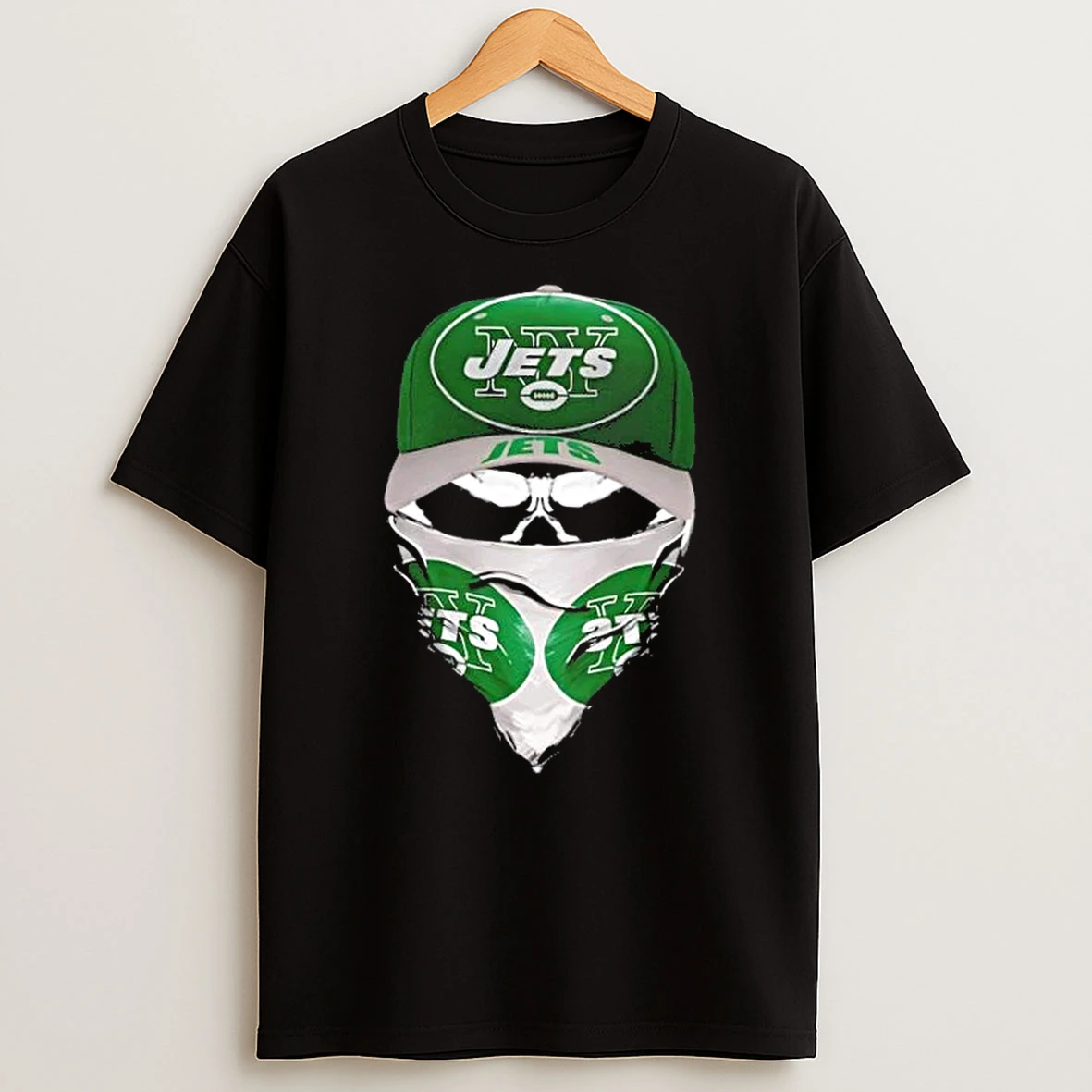 Outlaw Skull Gang Wearing A Cap X New York Jets T Shirt