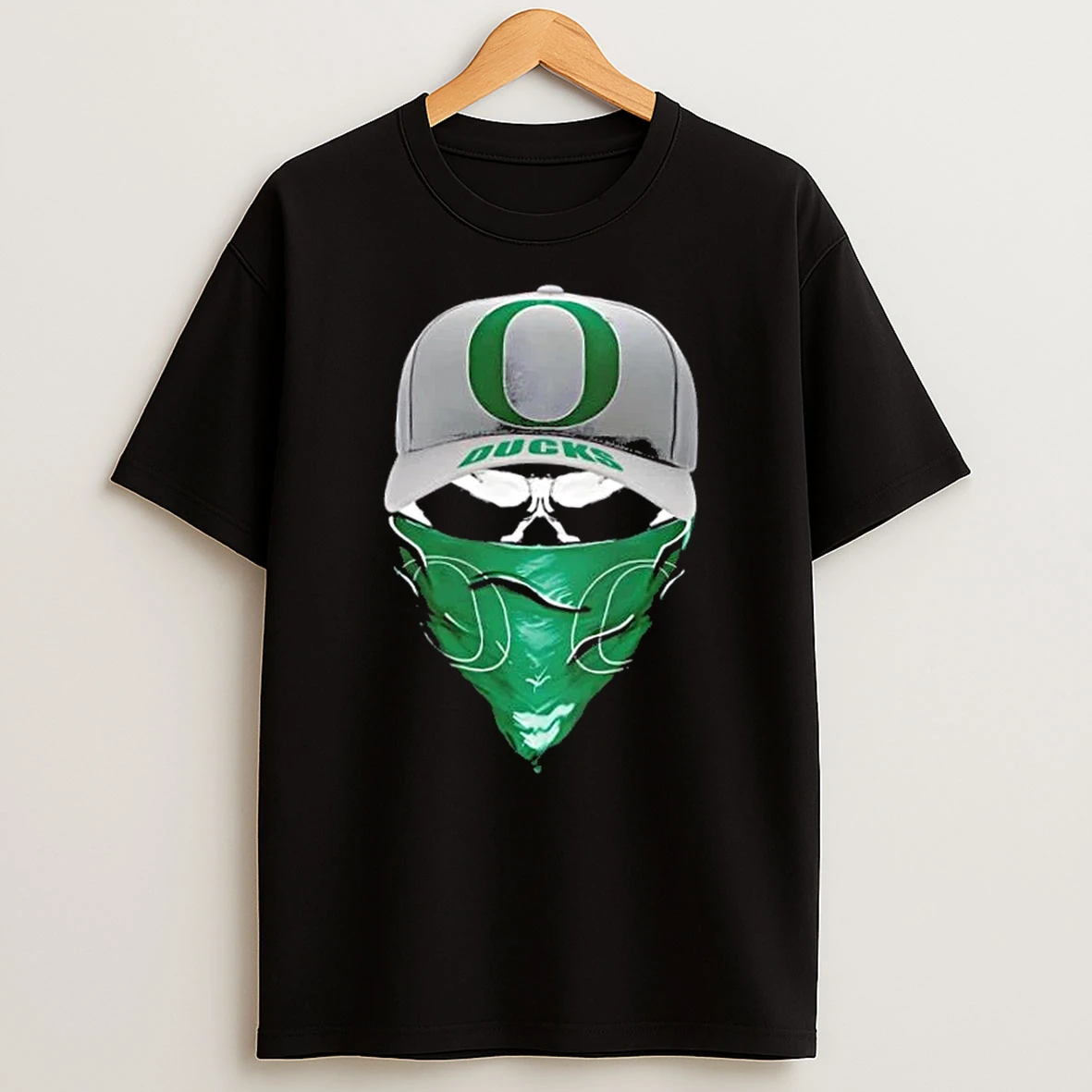 Outlaw Skull Gang Wearing A Cap X Oregon Ducks T Shirt