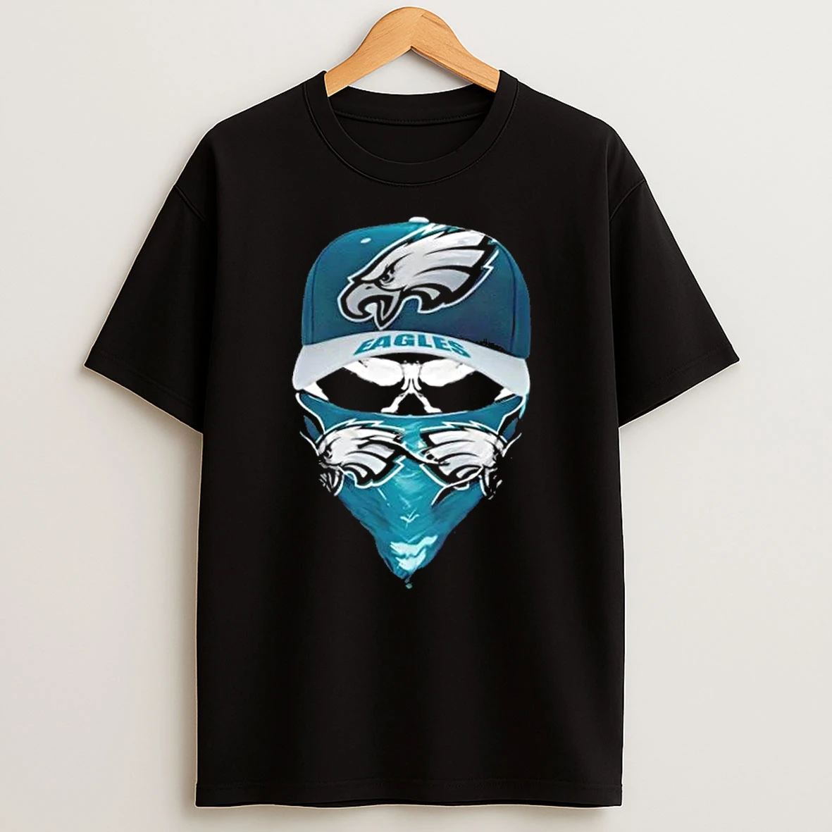 Outlaw Skull Gang Wearing A Cap X Philadelphia Eagles T Shirt