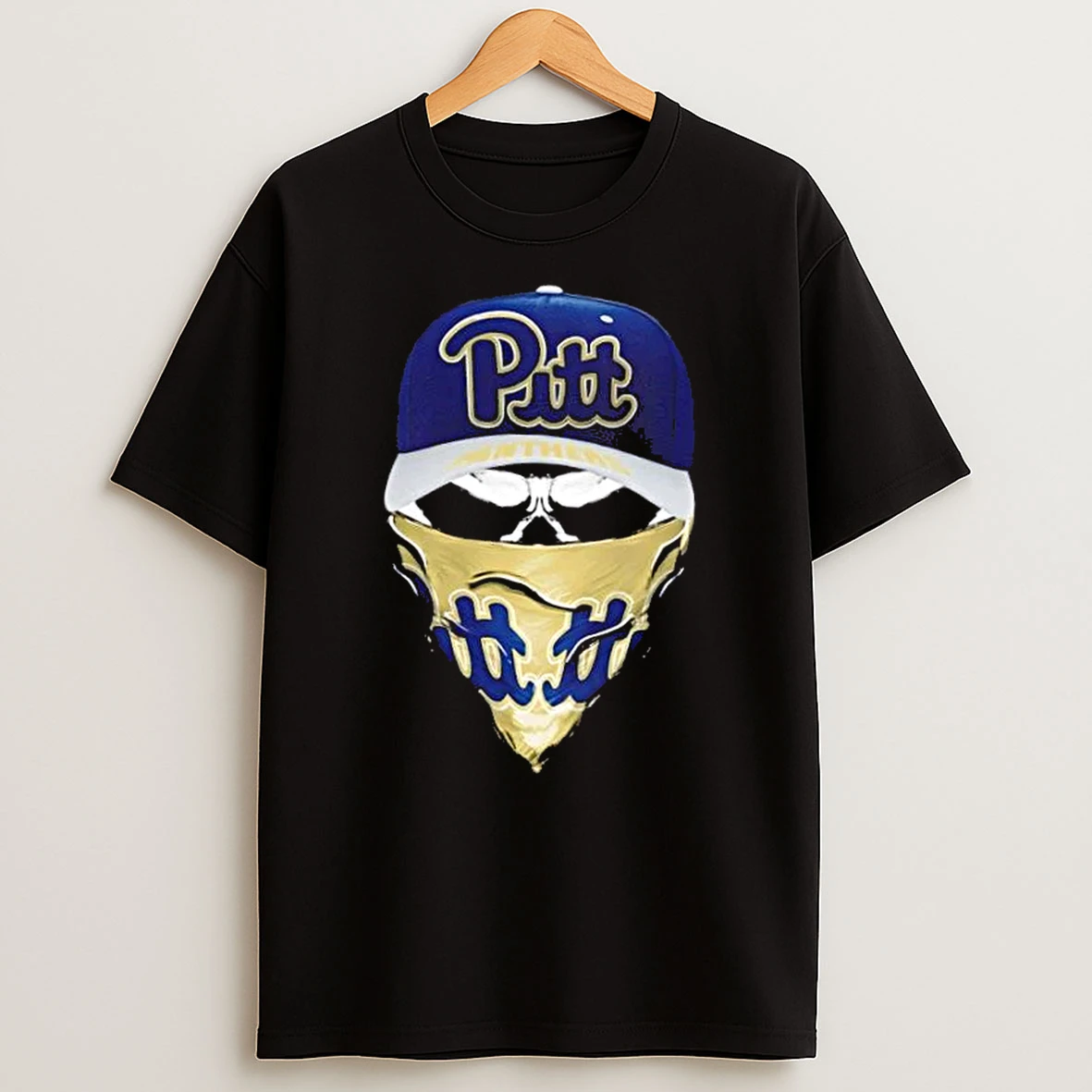 Outlaw Skull Gang Wearing A Cap X Pittsburgh Panthers T Shirt