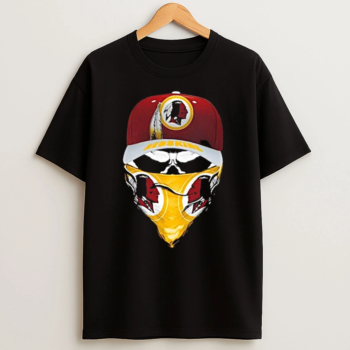Outlaw Skull Gang Wearing A Cap X Washington Redskins T Shirt