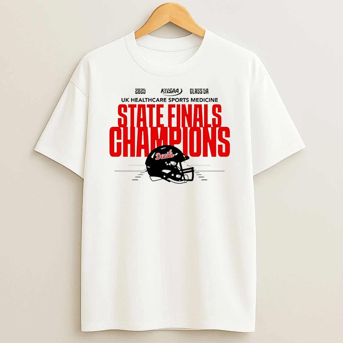 Owensboro Devils 2025 Khsaa Football 5a State Finals Champions T Shirt