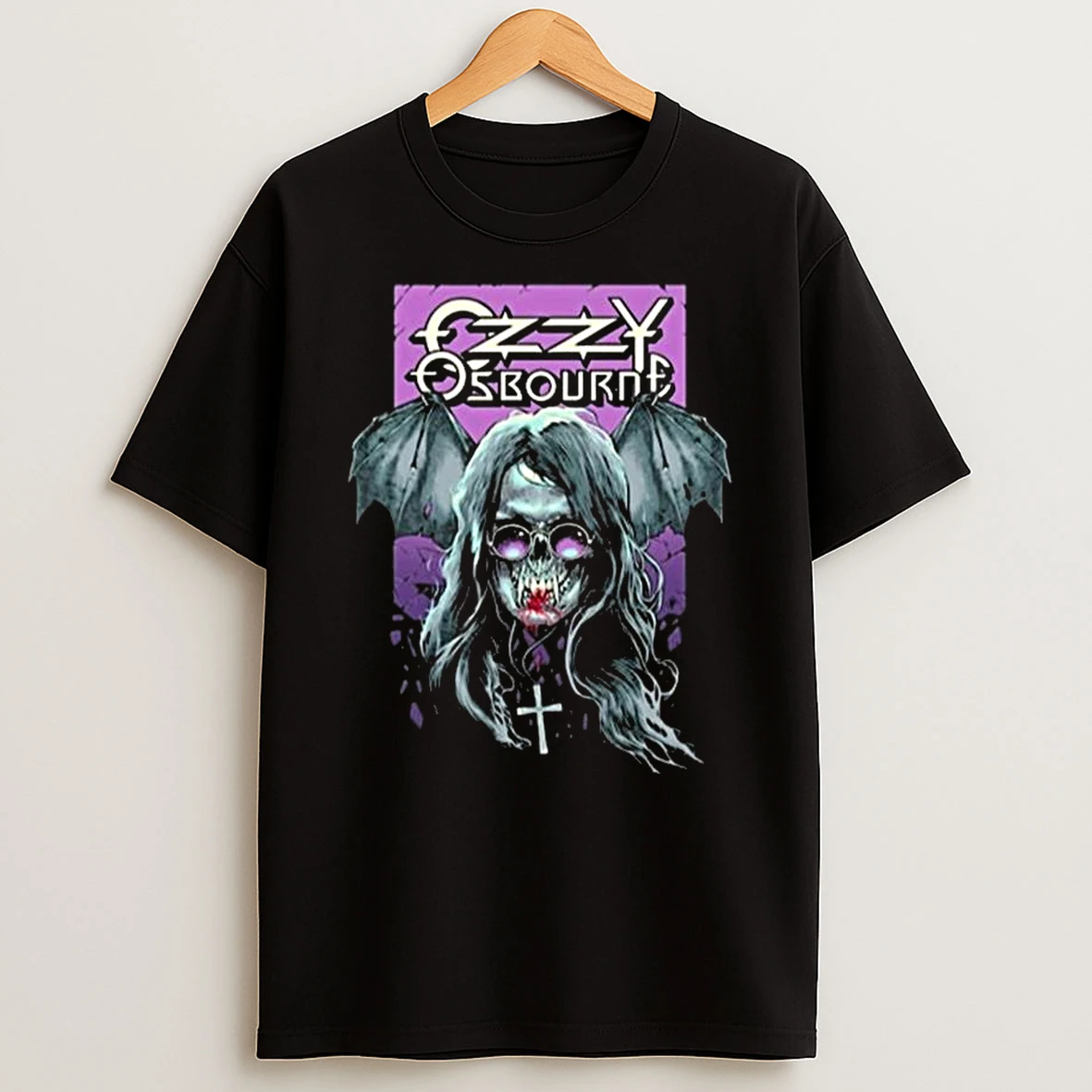 Ozzy Osbourne Bat Winged Rock Horror T Shirt