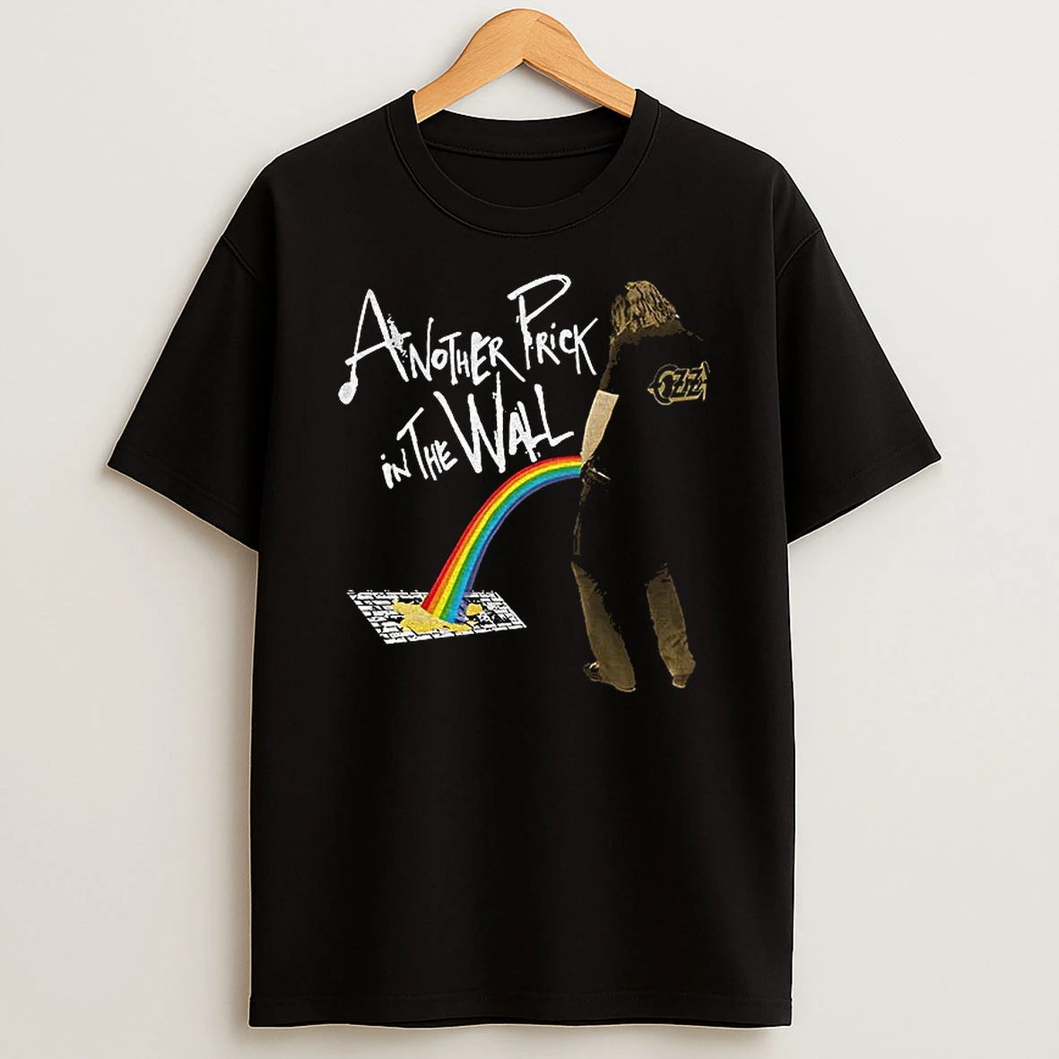 Ozzy Osbourne Piss On Another Prick In The Wall Rainbow Pee T Shirt
