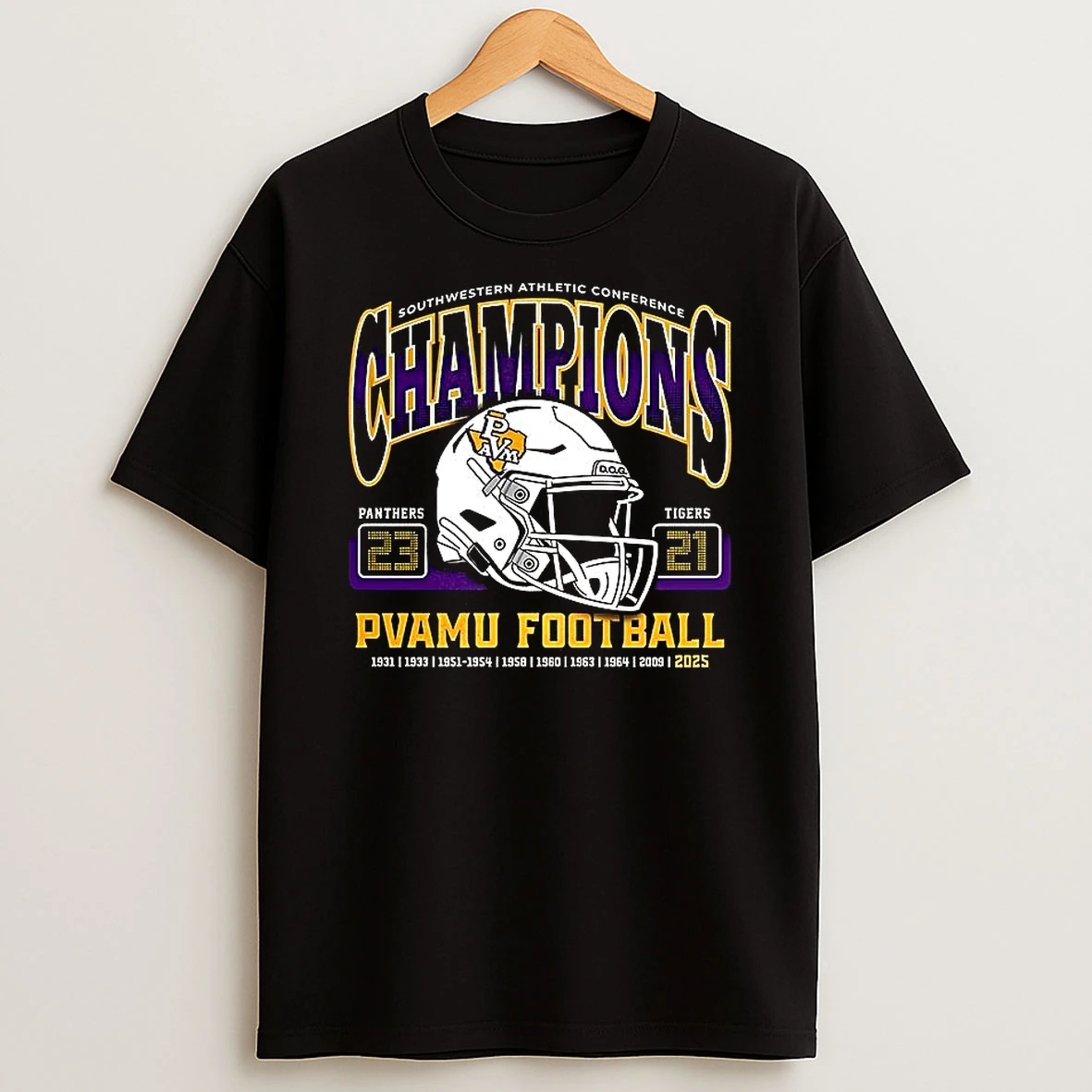 Pvamu Football Southwestern Athletic Conference Champions T Shirt