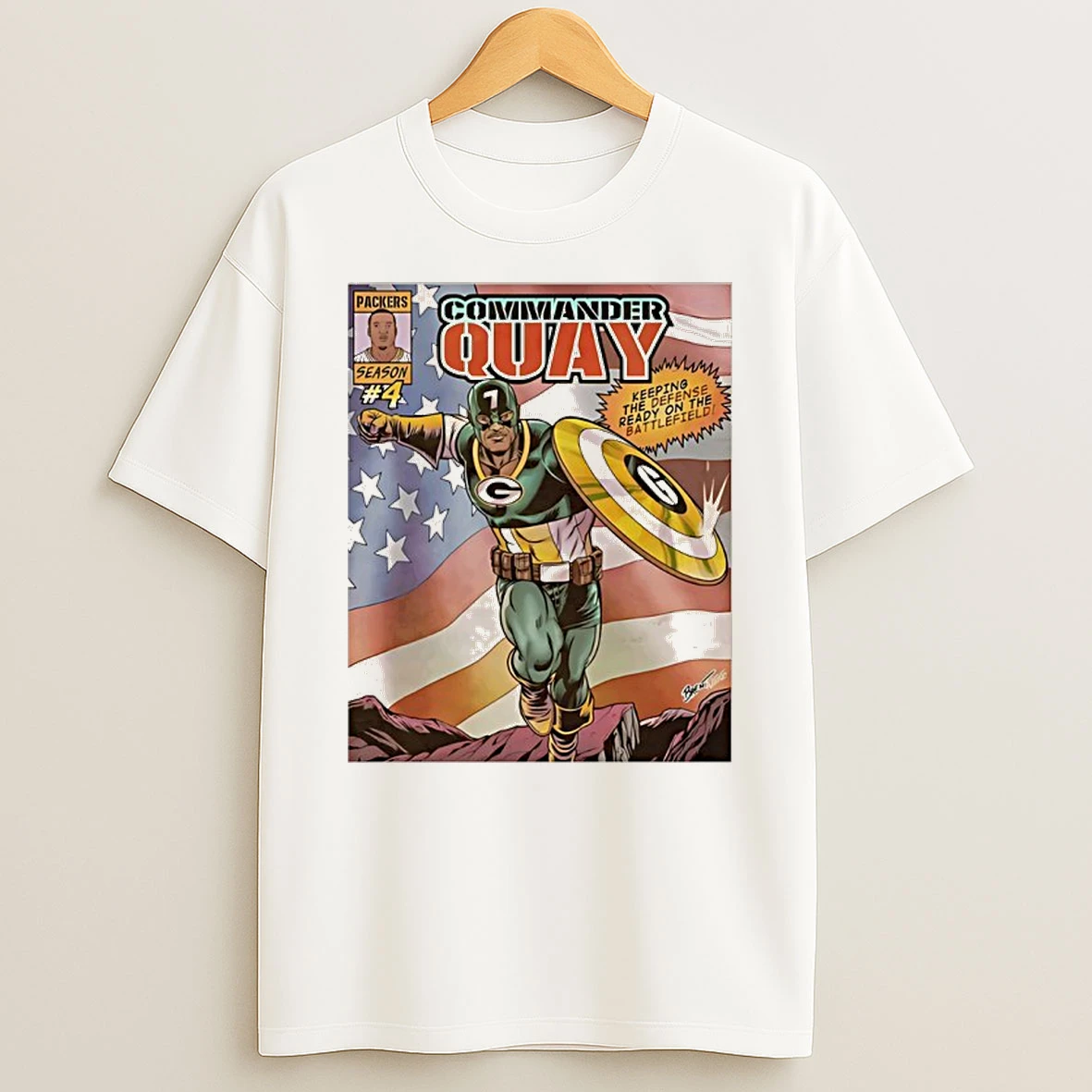 Packers Commander Quay Walker T Shirt