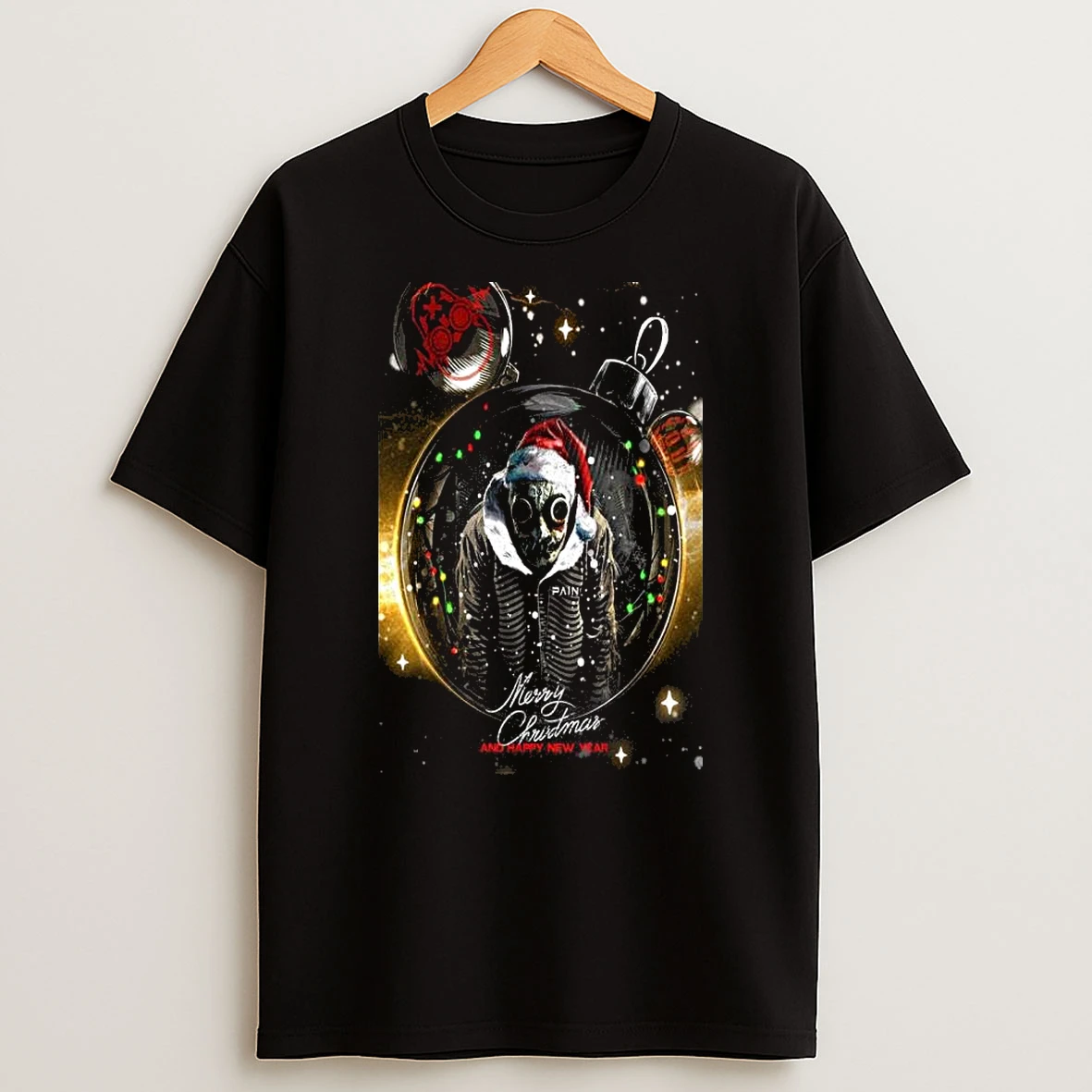 Pain Merry Christmas Happy New Year Holiday T Shirt