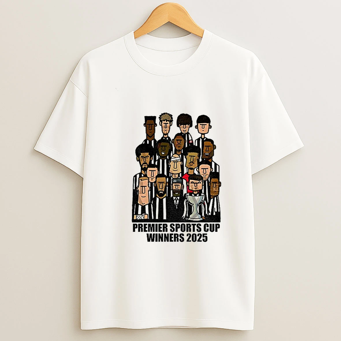 Paisley Saints Fc Premier Sports Cup Winners 2025 Cartoon T Shirt
