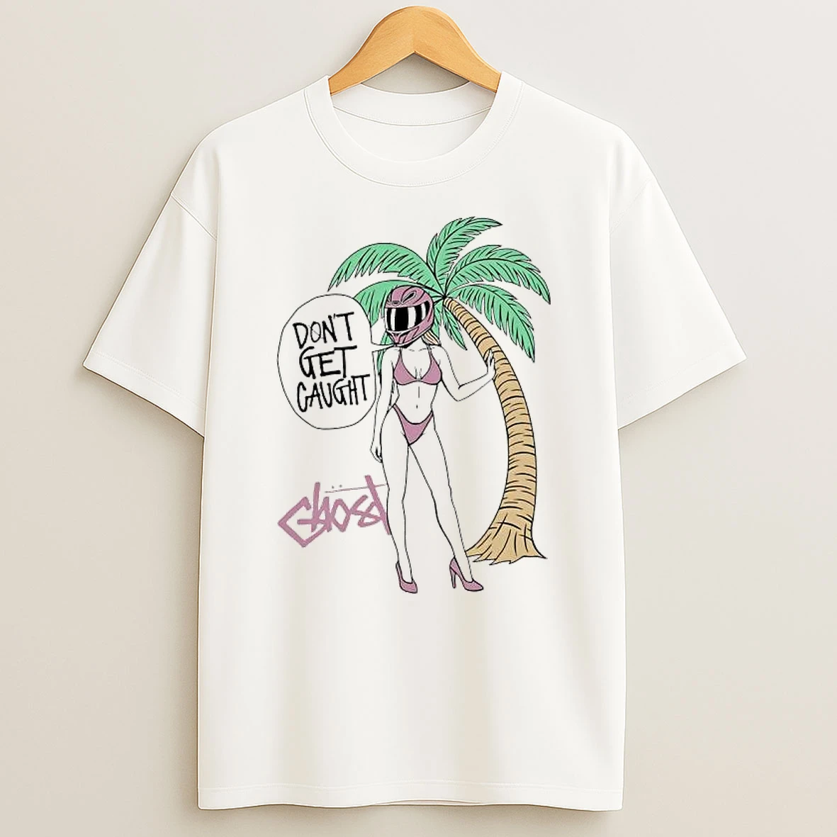 Palm Angels Dont Get Caught T Shirt