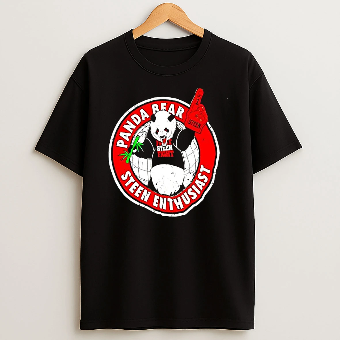 Panda Bear Steen Enthusiast Kevin Steen T Shirt