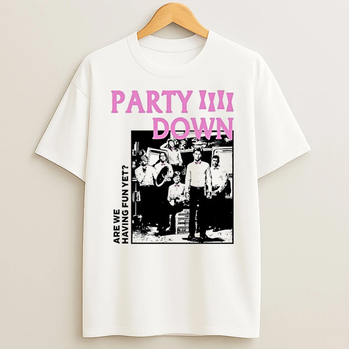 Party Down Are We Having Fun Yet Starz Television Series T Shirt