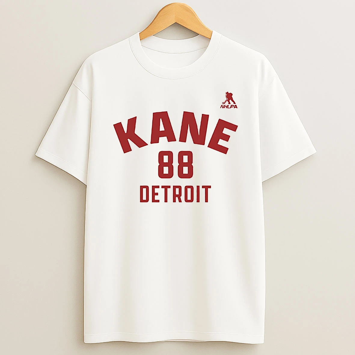 Patrick Kane Name And Number Detroit Red Wings T Shirt