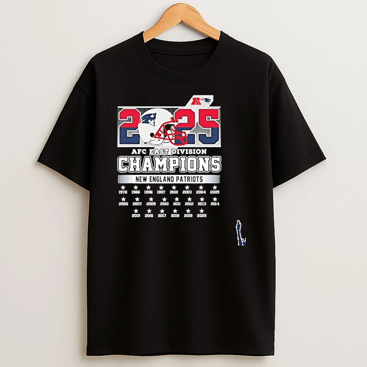 Patriots 2025 East Division Champs T Shirt