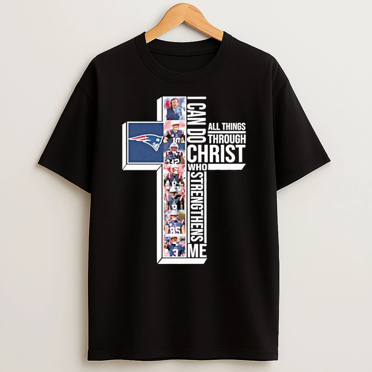Patriots I Can Do All Things Through Christ Who Strengthens Me T Shirt