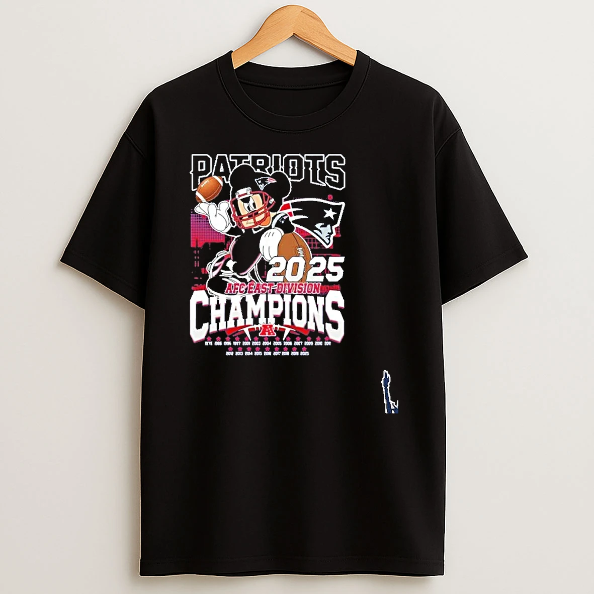 Patriots Mickey Afc East Division Champions T Shirt