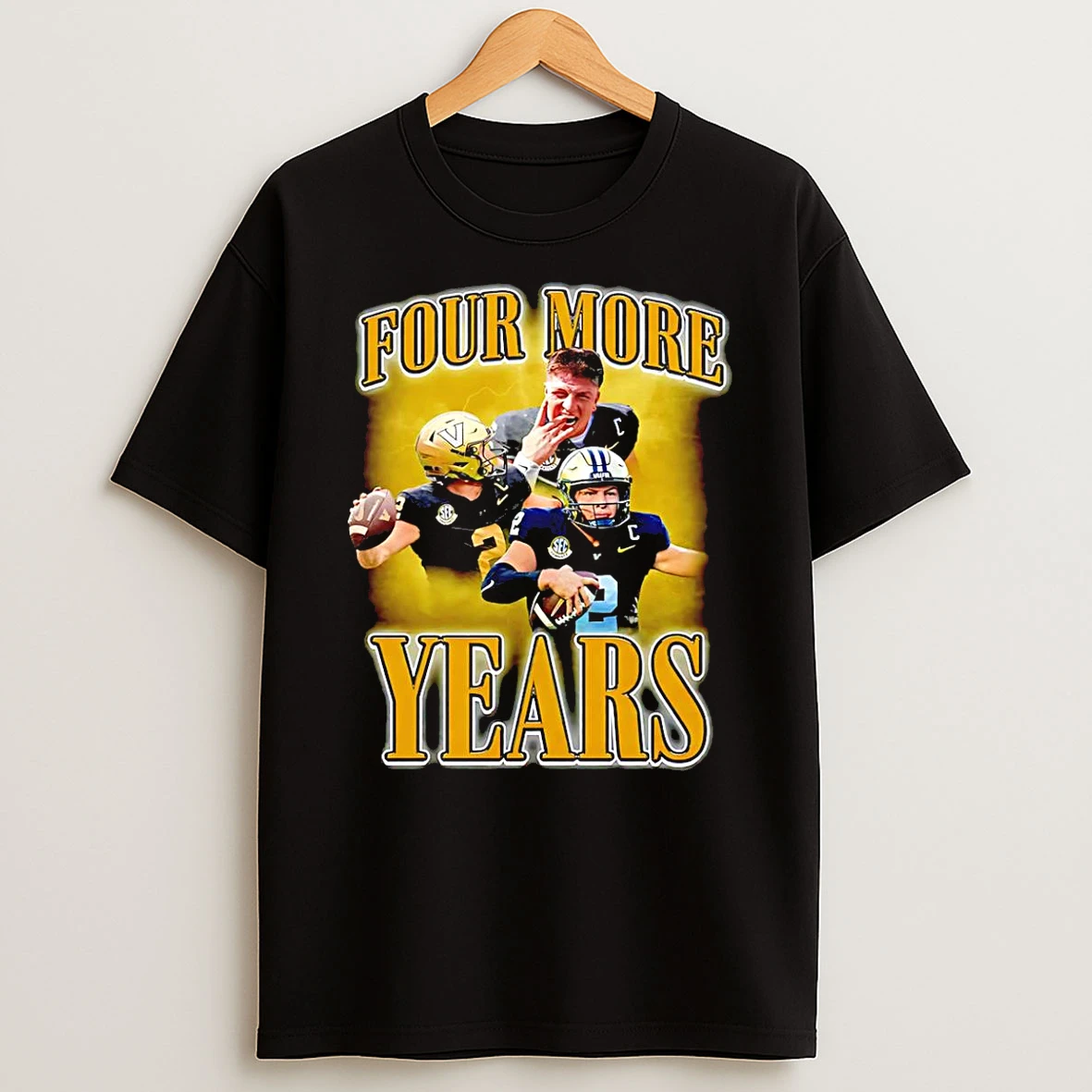 Pavia Four More Years Diego Pavia Vanderbilt Commodores T Shirt