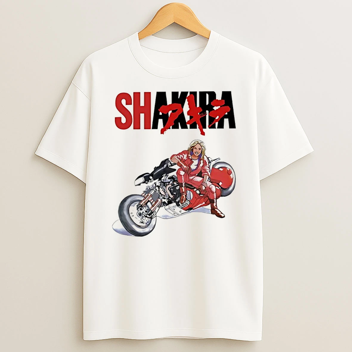 Payton Talbott Wearing Shakira Anime T Shirt