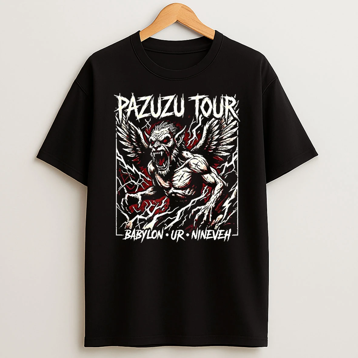 Pazuzu Tour Babylon Ur Nineveh Metal Rock T Shirt