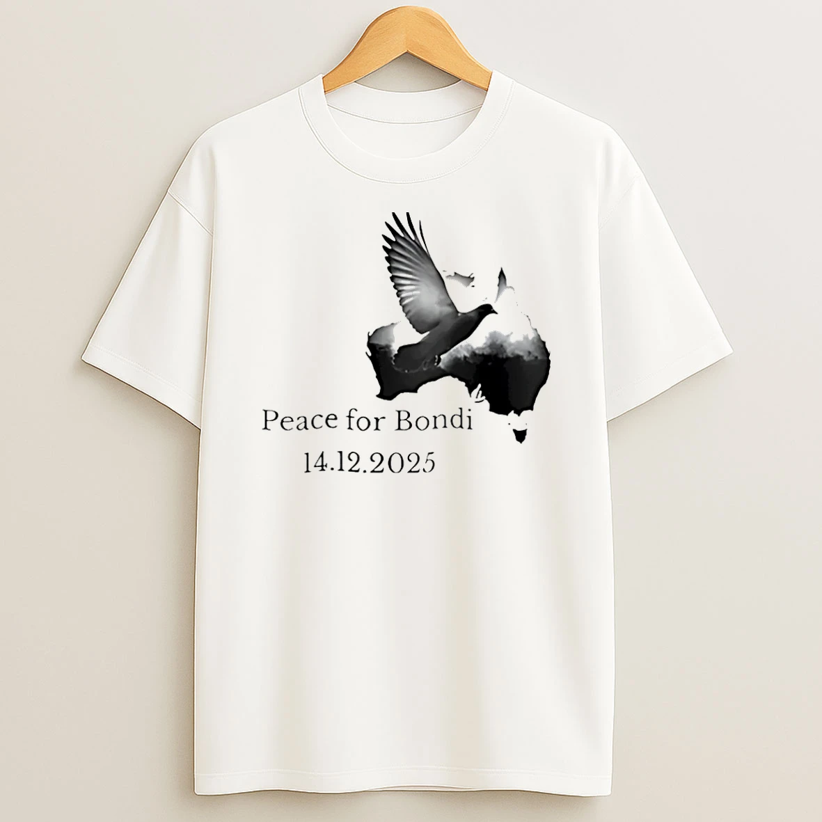 Peace For Bondi 14 12 25 Bondi Beach Shooting Australia Solidarity T Shirt