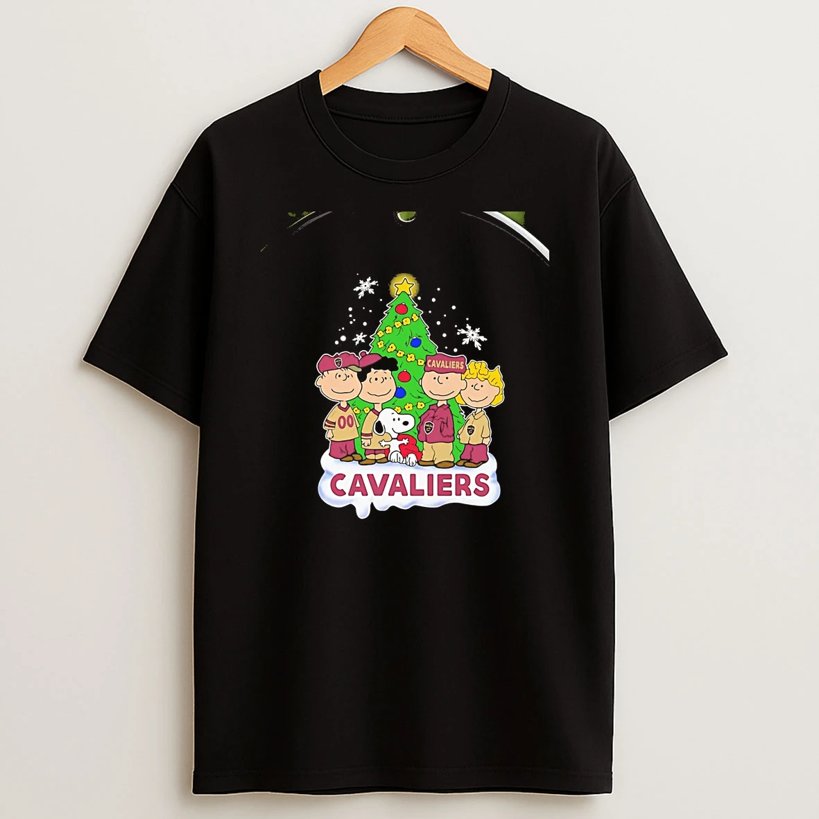 Peanuts Cleveland Cavaliers Christmas Chriast T Shirt