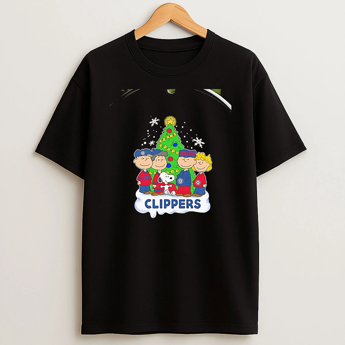 Peanuts Los Angeles Clippers Christmas Chriast T Shirt