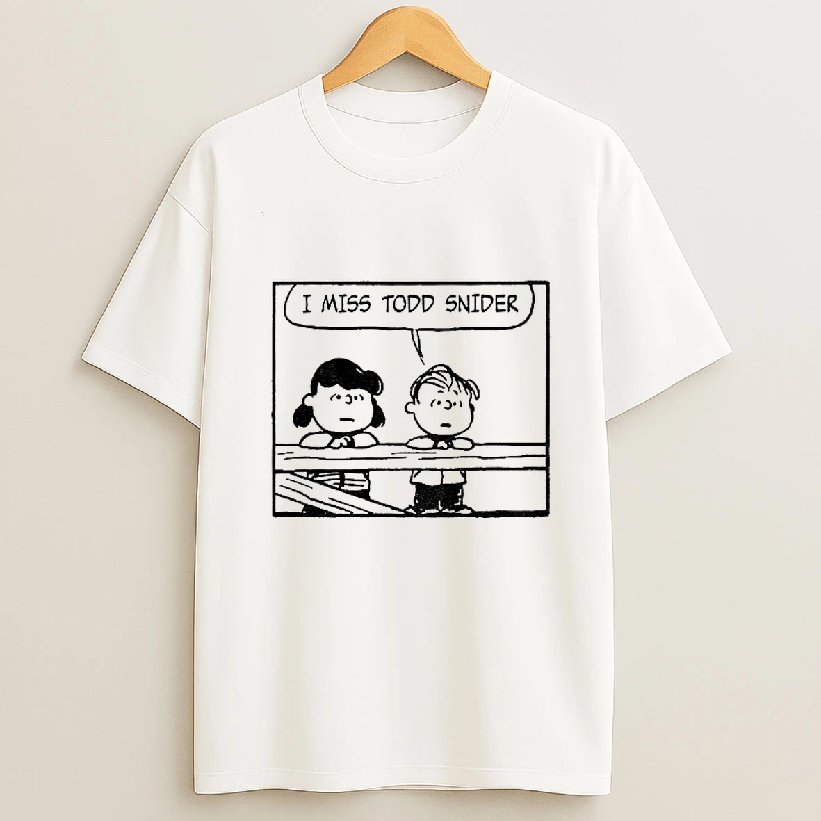 Peanuts And Todd Snider I Miss Todd Snider T Shirt