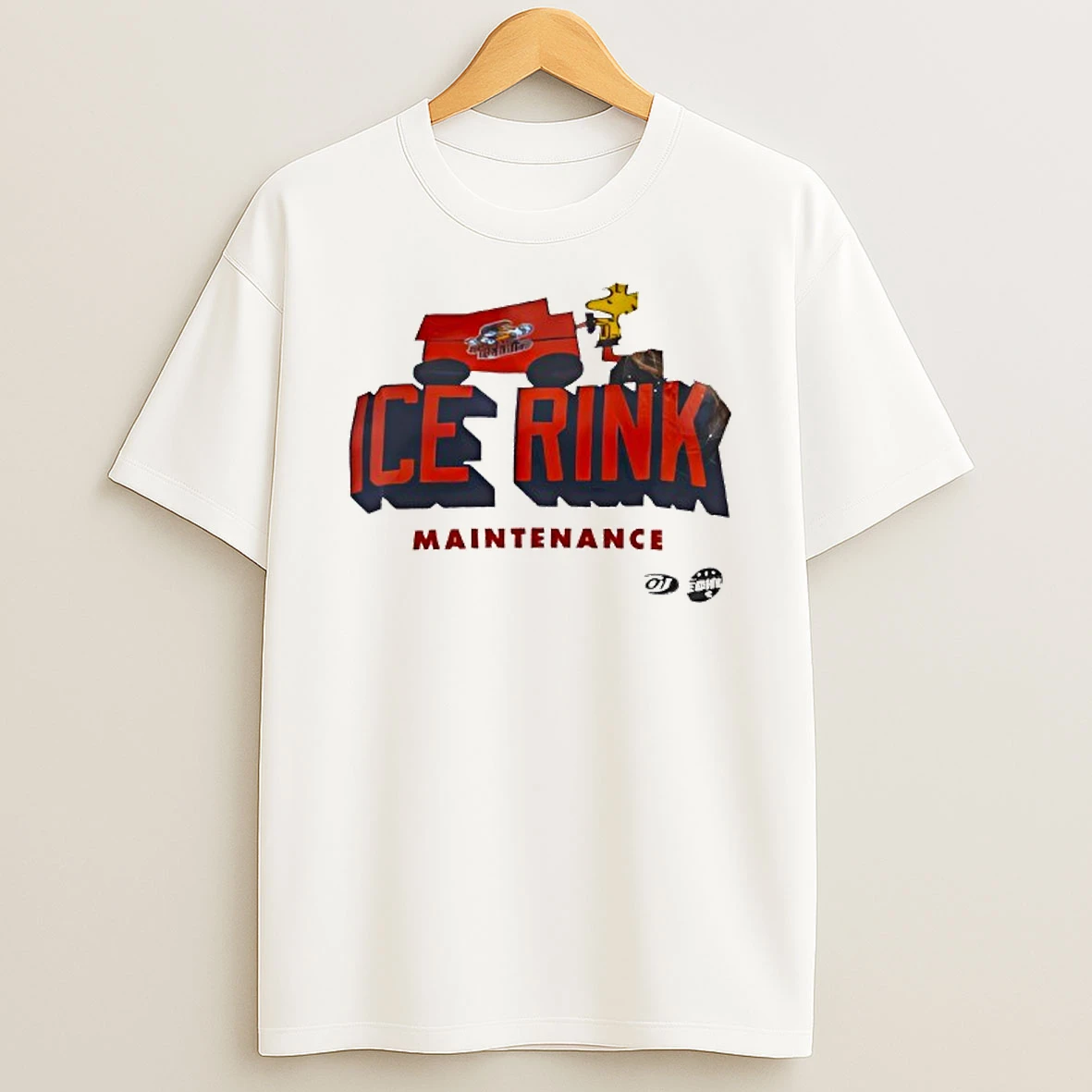 Peanuts X Ice Rink Maintenance T Shirt