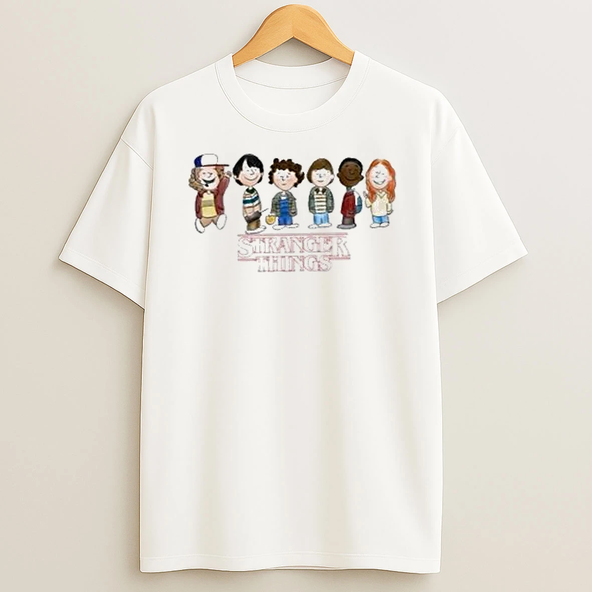 Peanuts X Stranger Things T Shirt