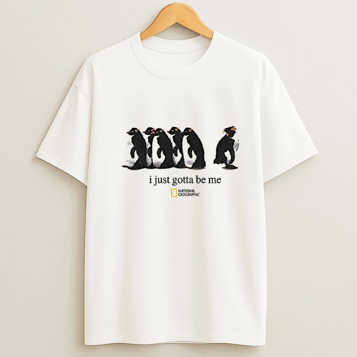 Penguin I Just Gotta Be Me National Geographic T Shirt