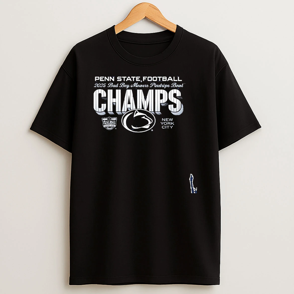 Penn State 2025 Pinstripe Bowl Champs T Shirt