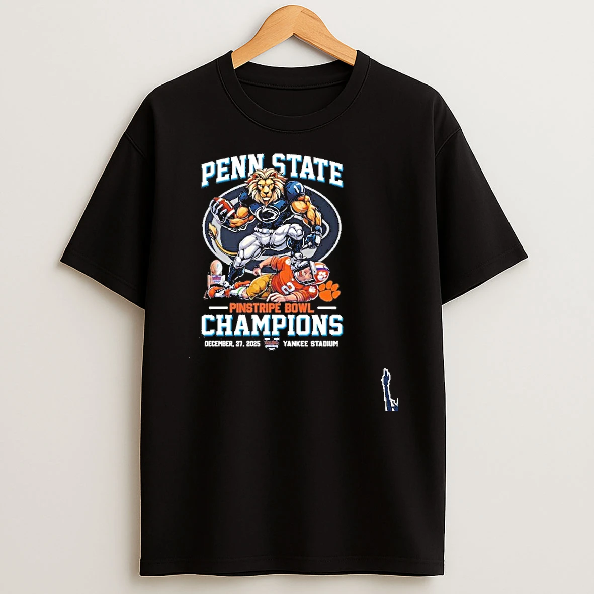 Penn State Beat Clemson Pinstripe Bowl Champions 2025 T Shirt