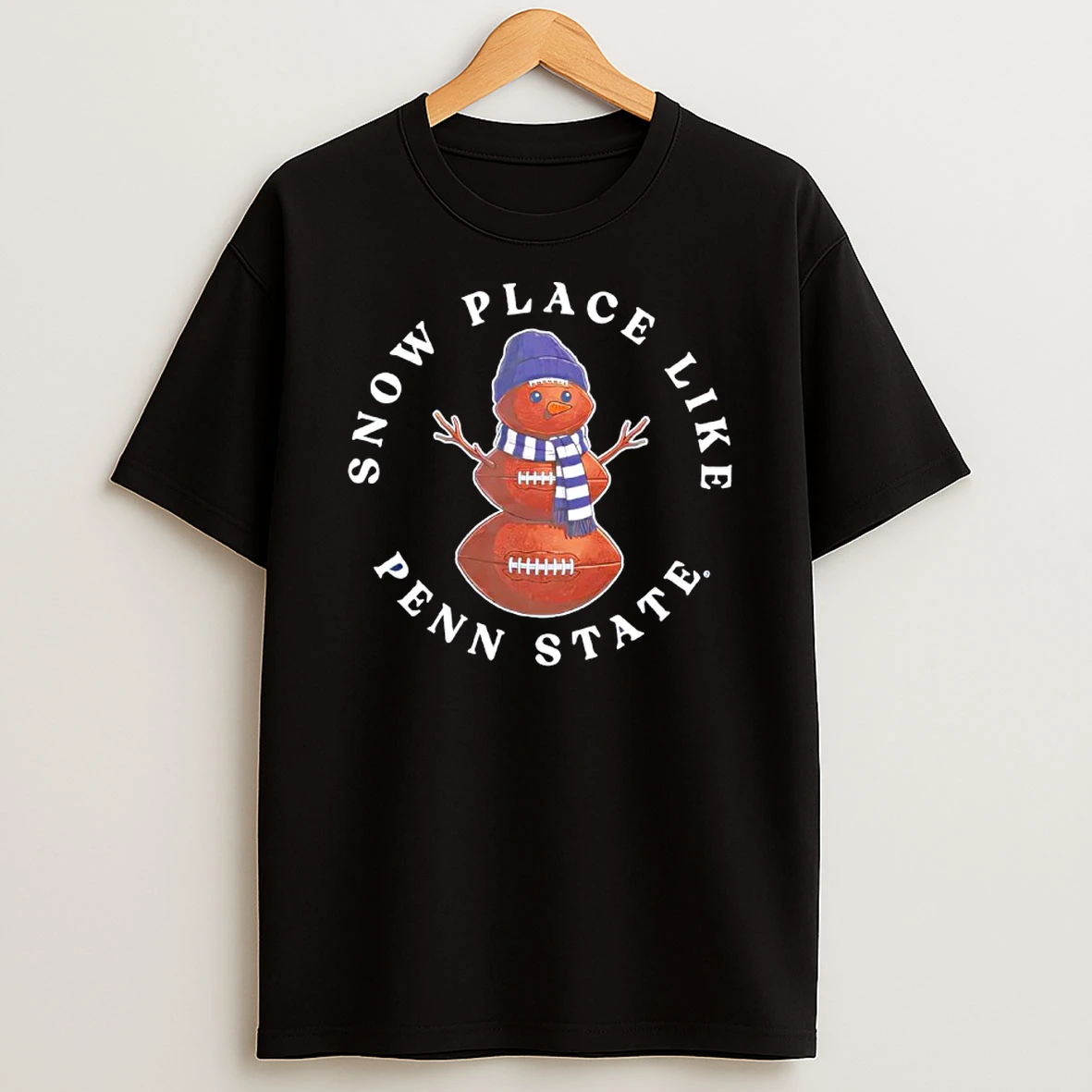 Penn State Football Snowman T Shirt