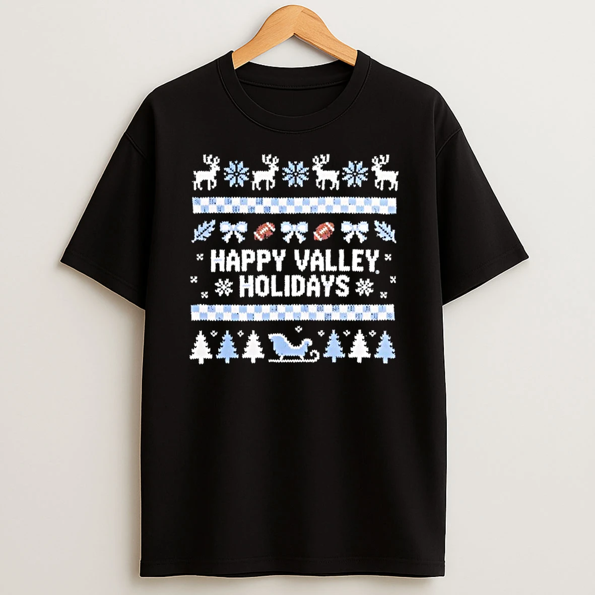 Penn State Happy Valley Holidays Christmas T Shirt