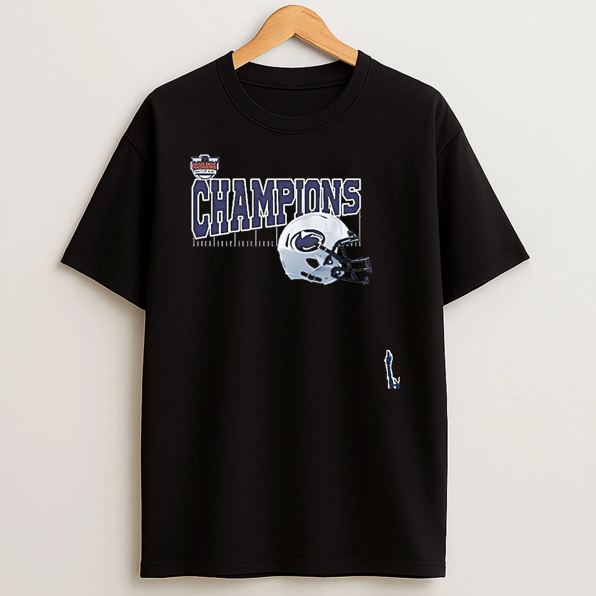Penn State Nittany Lions 2025 Bad Boy Mowers Pinstripe Bowl Champions Helmet T Shirt