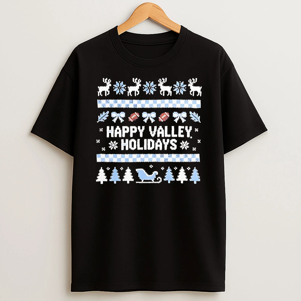 Penn State Nittany Lions Happy Valley Holidays T Shirt
