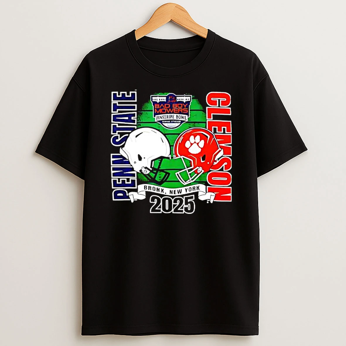 Penn State Nittany Lions Vs Clemson Tigers Pinstripe Bowl 25 In New York T Shirt